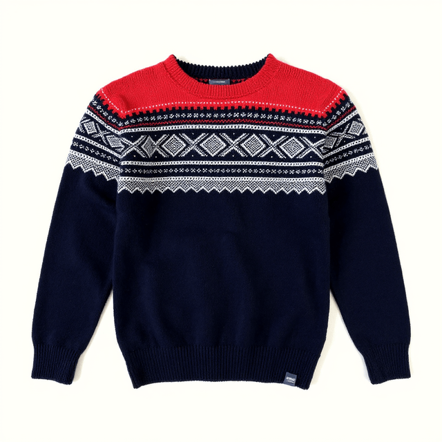 Marius Genser (Traditional) Navy Blue/Red - Men's