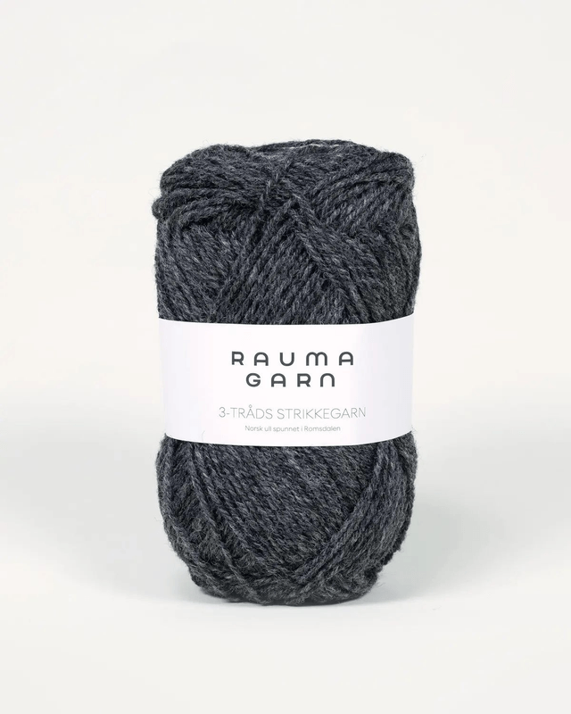 Rauma 3-Tråds - 0114 - Charcoal Heather