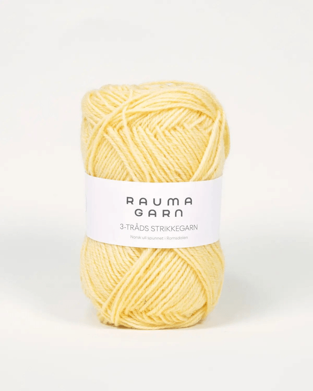 Rauma 3-Tråds - 0120 - Light Yellow