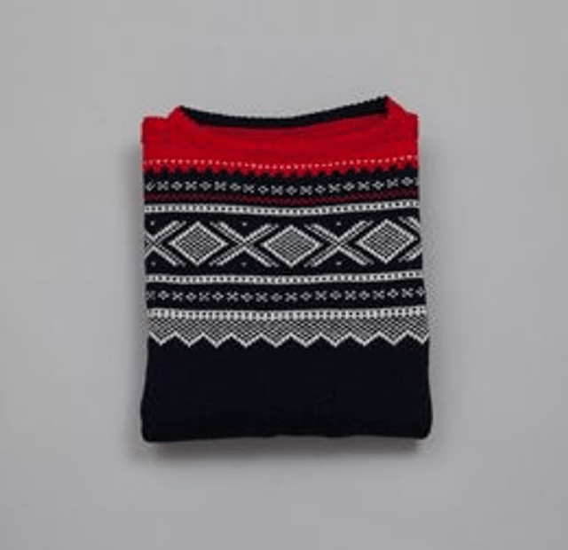 Marius Genser (Traditional) Navy Blue/Red - Men's