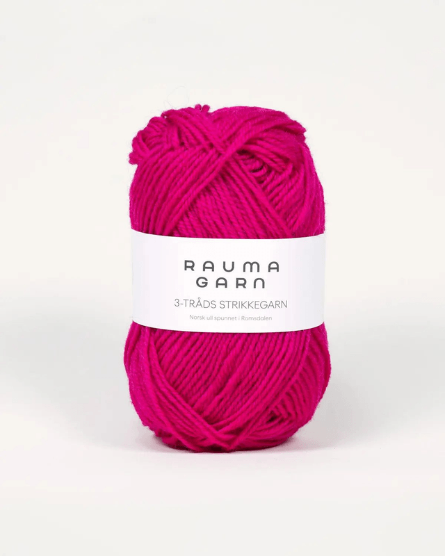 Rauma 3-Tråds - 0173 - Cerise