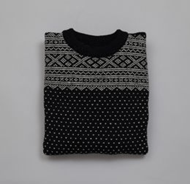 Setesdal Genser (Traditional) Black/Natural - Men's