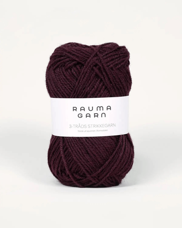 Rauma 3-Tråds - 0180 - Burgundy