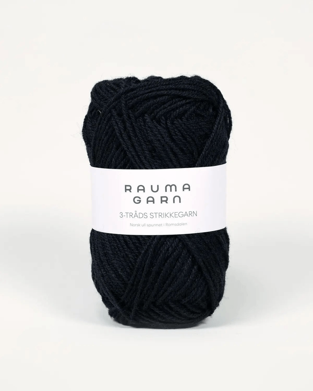 Rauma 3-Tråds - 0136 - Black