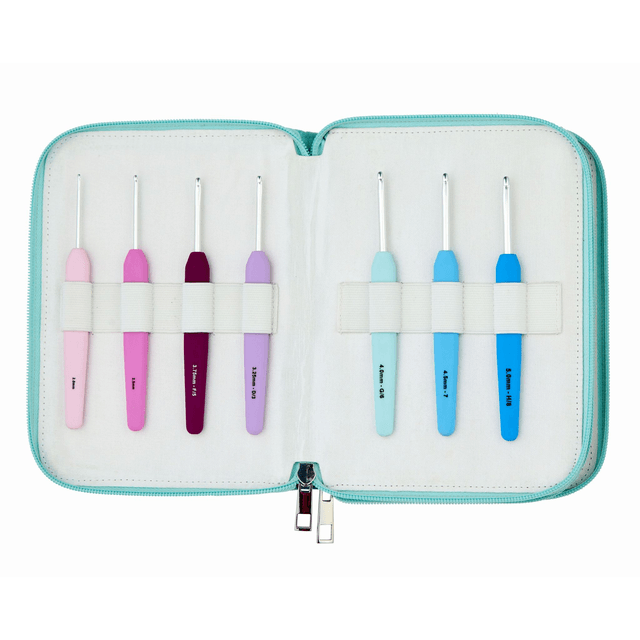 Knitpro Waves Crochet Hook Deluxe Set of 14 (2.0-12.0)