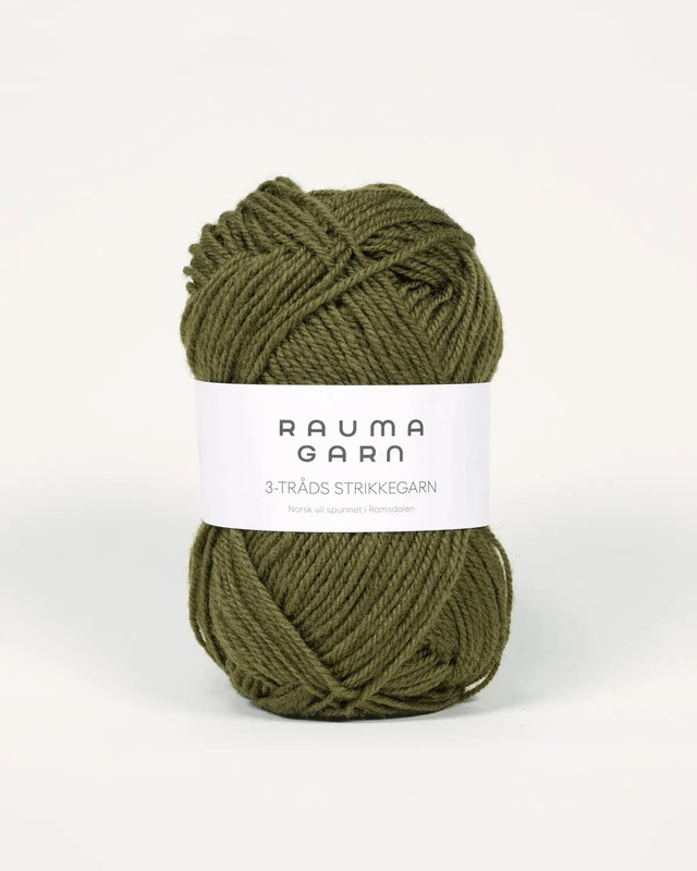 Rauma 3-Tråds - 0761 - Moss Green