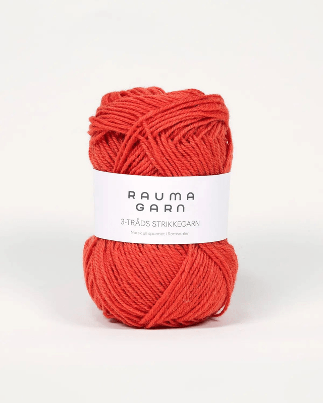Rauma 3-Tråds - 0157 - Coral Red
