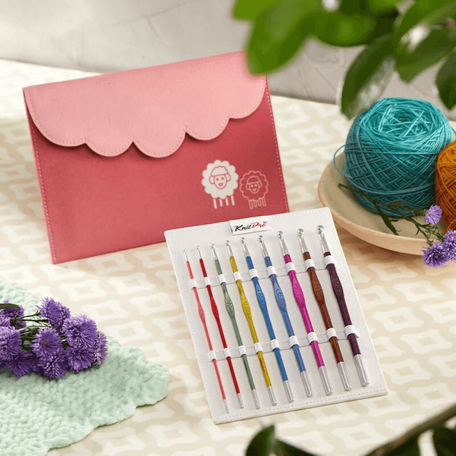 Knitpro Zing Crochet Hook Set of 9 (2.0-6.0)