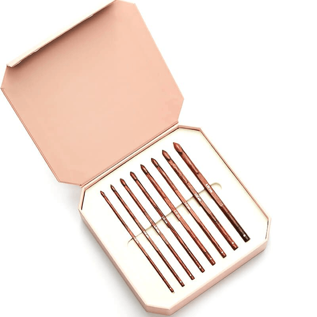 Knitpro Symfonie Rose Deluxe Crochet Hook Set of 8 (3.5-8.0)