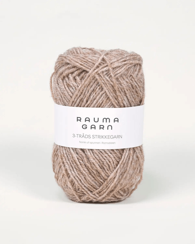 Rauma 3-Tråds - 0106 - Beige Heather