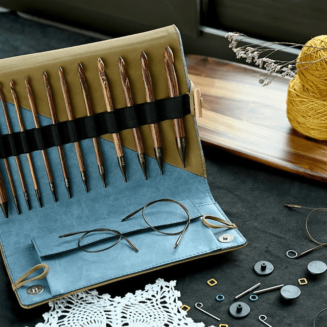 Knitpro Tunisian Ginger Crochet Hook Set with Wires