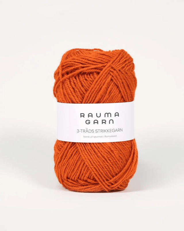 Rauma 3-Tråds - 0177 - Dark Orange