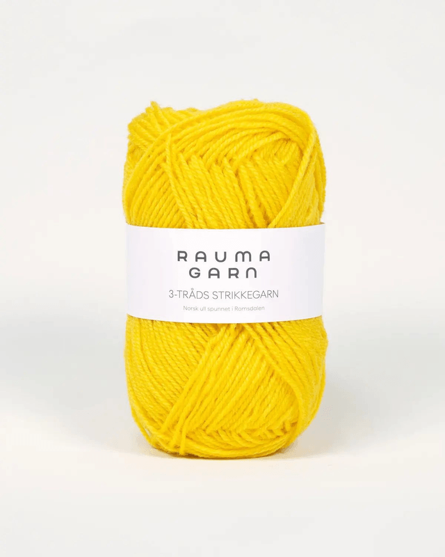 Rauma 3-Tråds - 0125 - Yellow