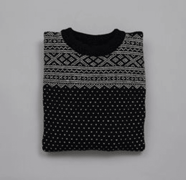 Setesdal Genser (Traditional) Black/Natural - Men&#039;s
